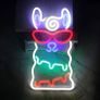 Neon Light LED Neon Sign Christmas Wall Lights for Bedroom Decoration Lounge Office Wedding Bar Valentine's Day Party Operated by USB Alpaca Night Lights 15.7x8.7 inch (FREE POSTAGE) Image 7