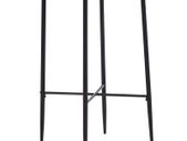 Bar Table Black 60x60x111 cm MDF