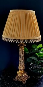 Vintage italian giltwood lamp