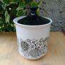 Vintage pottery storage jar Image 10