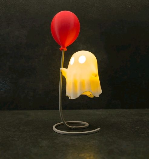 Ghost with Balloon table lamp perfect Halloween Decoration