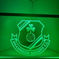 shamrock rovers wall light