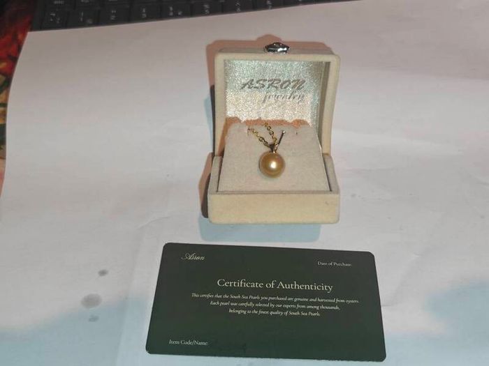 Golden South Sea Pearl Pendant