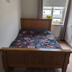 Double bed with mattress