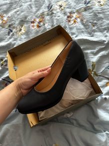 Clarks Navy Court Shoes