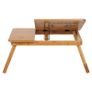 1Pc Adjustable Table Bamboo Computer Desk Rack Shelf Dormitory Bed Lap Desk Portable Exquisite Book Reading Tray Stand Table Image 5