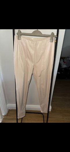 Cream ladies leggings