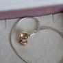 Pandora essence bracelet claps gold 14k (G585) size 19.5cm perfect condition fully hallmarked Image 5