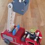 Little Town Wooden Fire Engine Set Image 3