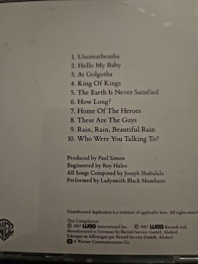 Ladysmith - Black Mambazo. Shaka Zulu.