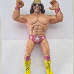Macho Man Randy Savage 1986 Vintage Wwf Ljn Titan Sports 8" Wrestling Figure