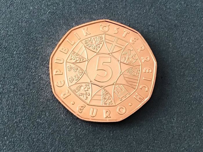 Austria 2019 Five Euro Angels