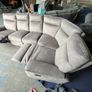 Grey corner recliner sofa Image 3