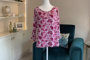 Ladies Pink &amp; White Top from Marks &amp; Spencer Size Medium UK 12 / EU 40