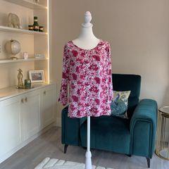 Ladies Pink & White Top from Marks & Spencer Size Medium UK 12 / EU 40