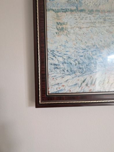 Peach Trees in Blossom Print, Van Gogh in Frame