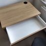 IKEA MICKE desk in oak effect Image 2