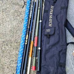 Fishing bag and rods