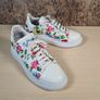 womens MARCO MOREO Black Label Platform trainers flowers floral pattern Size UK 6 EU 39 Image 10