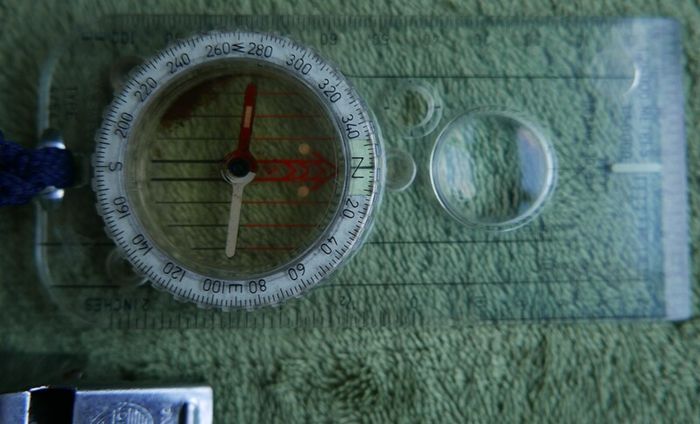 Vintage Outdoors Compass and Spirit Whistle