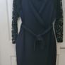 Quiz Faux Wrap Dress Size Uk 20 (nwt) Image 4