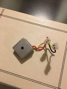 Ride on voltage regulator