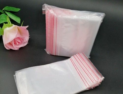 Clear Resealable Zip Lock Plastic Bags 100pcs Small Sizes