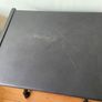 Neat black metal desk Image 4