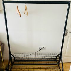 Garment Rail With Shelving