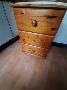 pine Bed side locker