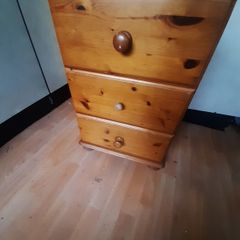 pine Bed side locker