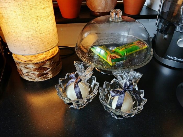 Newgrange living crystal candle holders