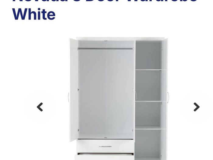 Three door wardrobe