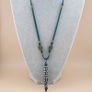Rare 12-Eyed Tibetan Dzi Bead Pendant Necklace Himalayan Agate Amulet Image 4