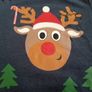 Name it Reindeer Christmas jumper 7-8yr Image 2