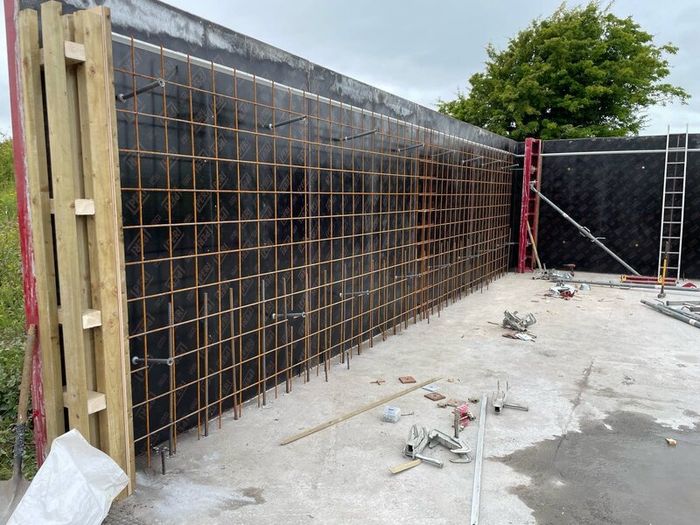 Shuttering. Tanks floors, Walls. Pits. Formwork