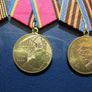 Five Soviet/Russia Military Medals.Full Size Originals. Image 4