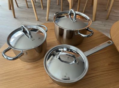 Ikea 3 piece pot set