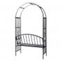 Garden Rose Arch with Bench Image 2