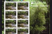 2011 Ireland Europa (Forests) Commemorative Stamps Sheetlet Plate 1A1A1A1A Mint Never Hinged (MNH)