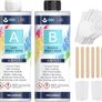 NEW SALE | 960ml Clear Crystal Resin Kit for Beginners Casting Resin Kit for Crafts Jewelry Making Image 2