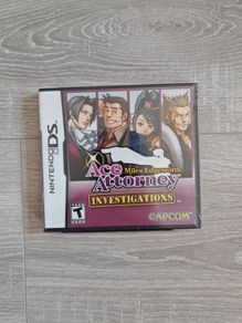 Miles Edgeworth Ace Attorney Investigations DS