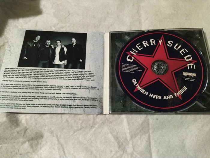 Signed Cherry Suede - Between Here & There Cd