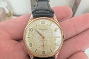 This is a vintage Cadola manual-wind mechanical wristwatch dating from approximately the 1950s to the 1960s.