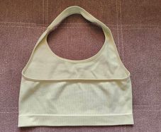 Light green halter neck cropped top, size 10