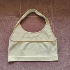 Light green halter neck cropped top, size 10