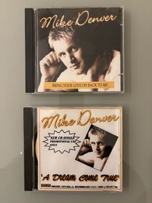 Country star Mike Denver rare promo CDs. Sold as a set of two.