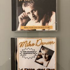 Country star Mike Denver rare promo CDs. Sold as a set of two.