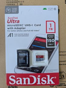 New 1TB SanDisk micro SD card