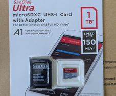 New 1TB SanDisk micro SD card